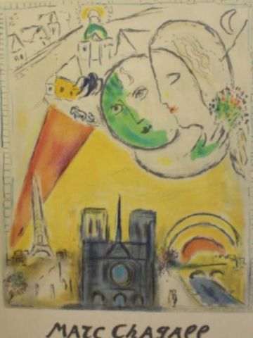 CHAGALL Marc Vintage Lithograph 16161e