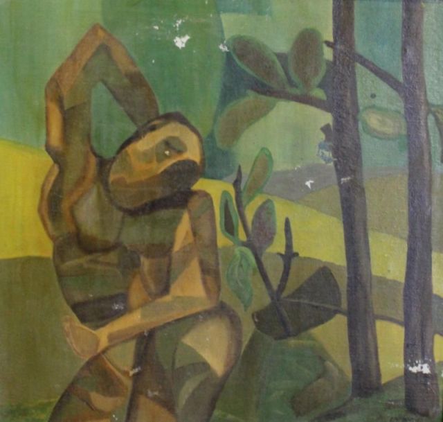 MOJIZE N(?). 20th Century Oil on