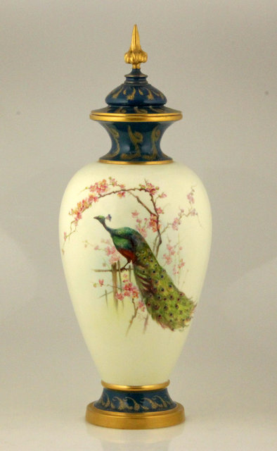 A Royal Worcester vase and cover 16165c