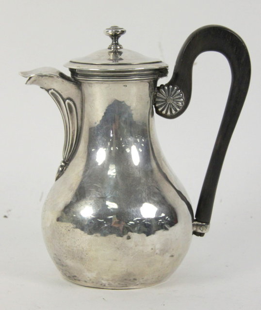 A 19th Century French silver coffee