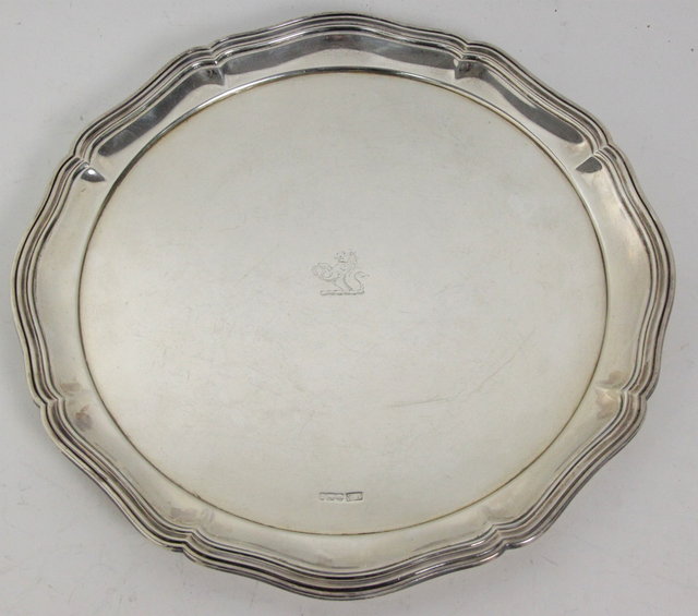 A shaped silver dish HA Sheffield 1616f5