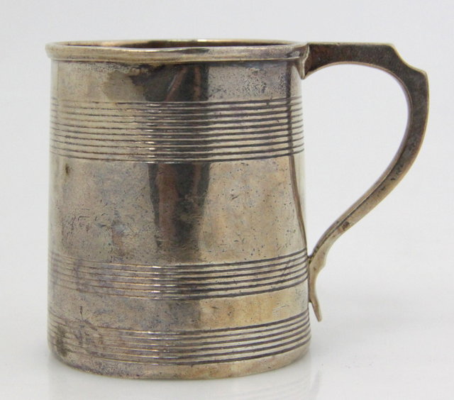 A George III silver mug maker s 1616f7