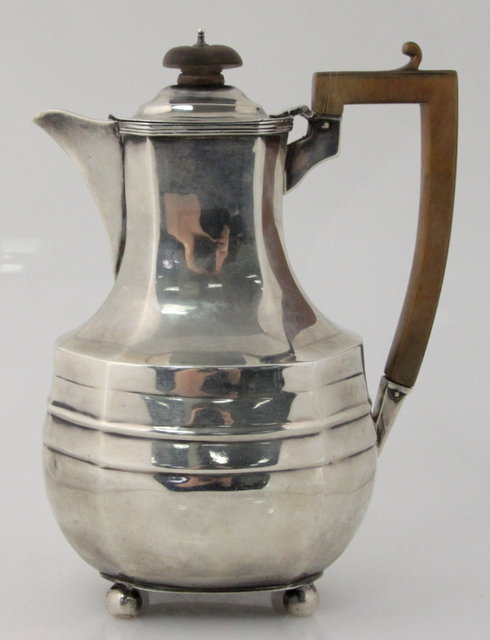 A silver coffee pot Lambert Coventry 161733