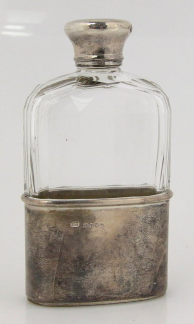 A Victorian spirit flask TJ. London
