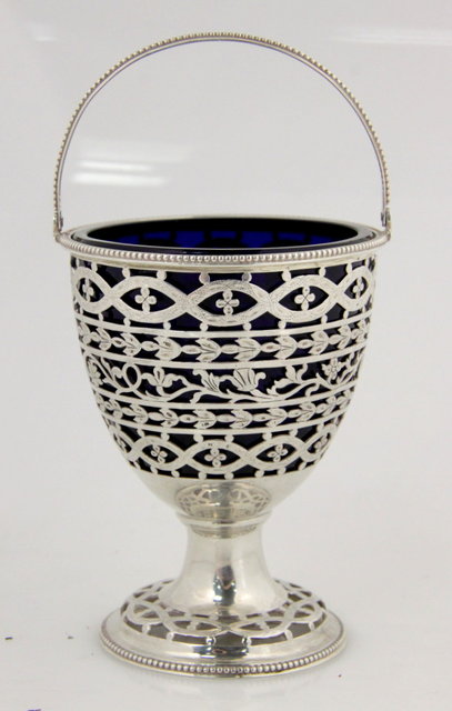 A George III silver sugar basket 161784