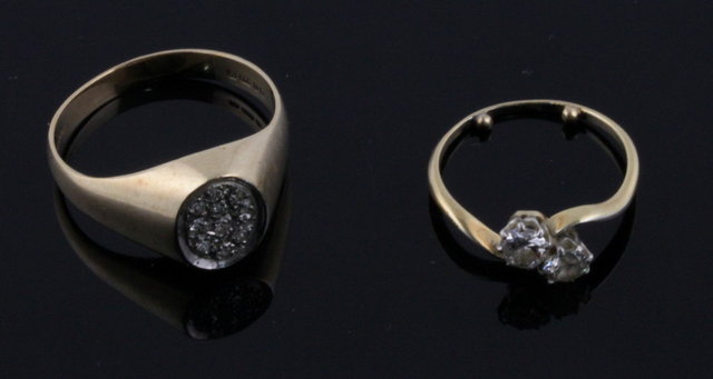 A diamond crossover ring and a 1617ef