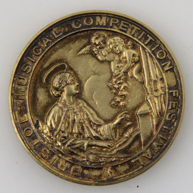 A silver gilt medal Birmingham