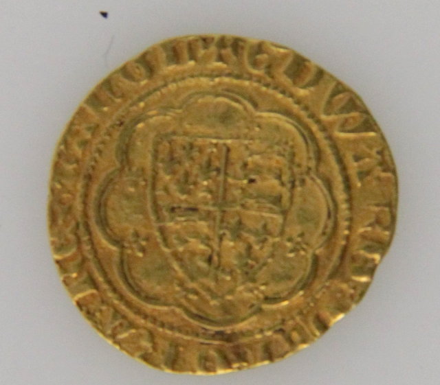 An Edward VI gold coin