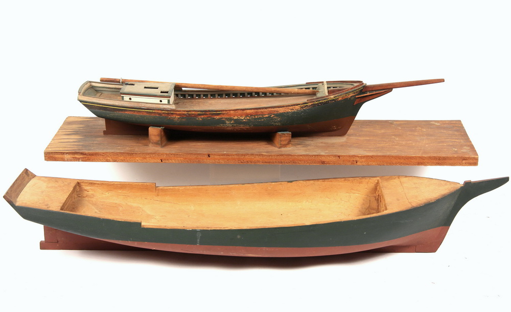 (2) FULL-HULL SHIP-BUILDERS MODELS