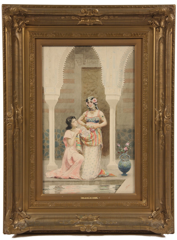 WATERCOLOR Harem Girls by Alberto 1618c9