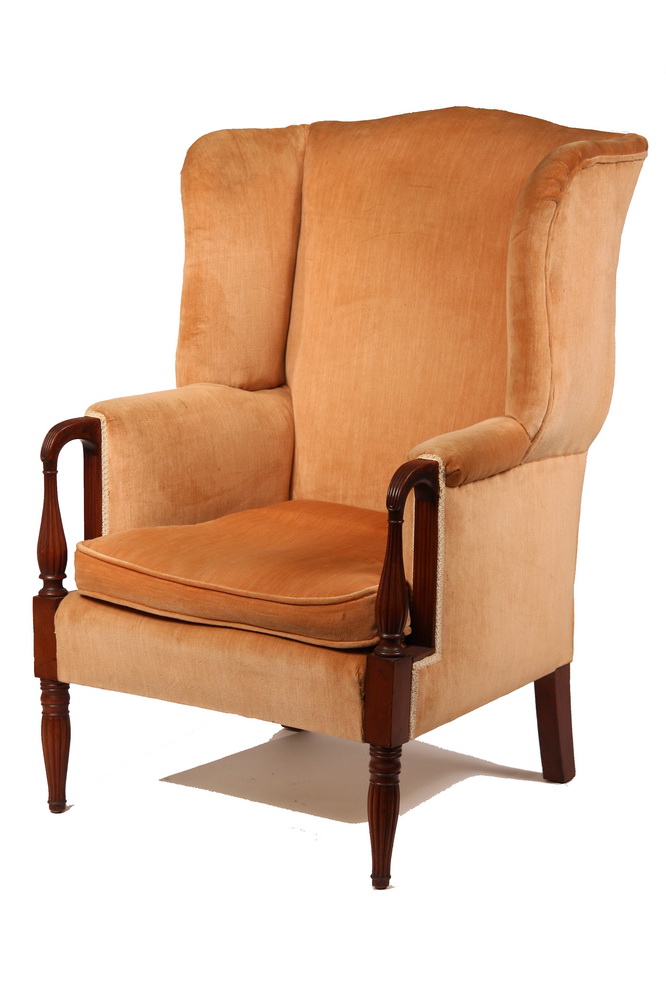 WINGCHAIR - Sheraton Period Upholstered