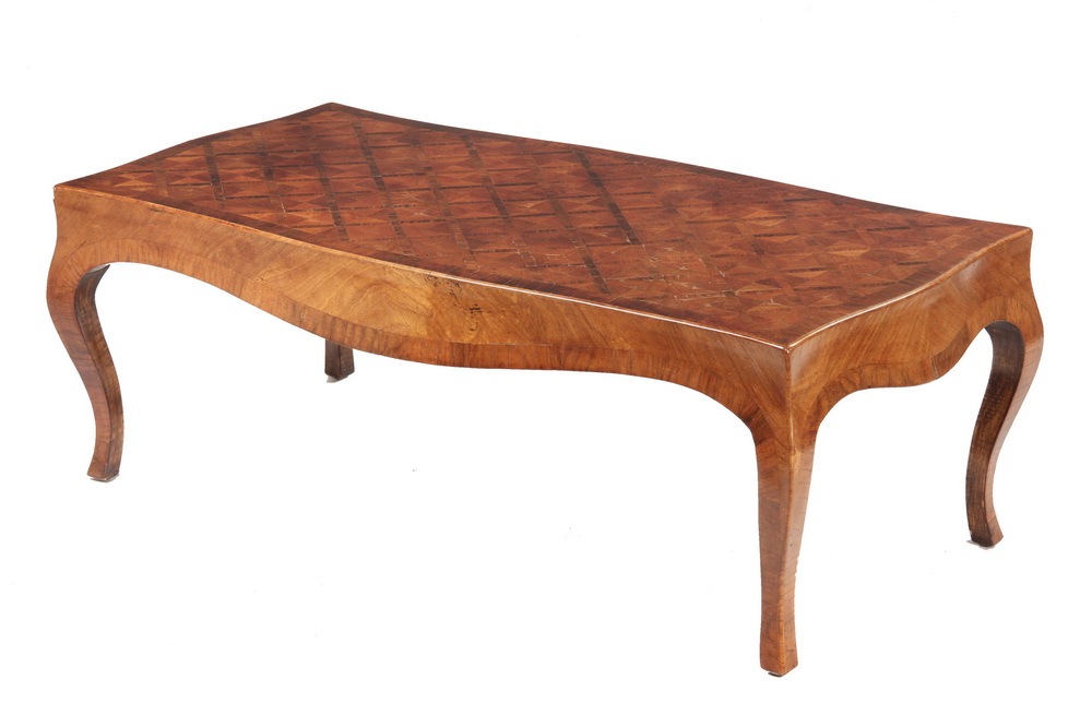 ITALIAN PARQUETRY LOW TABLE Mid 16191a