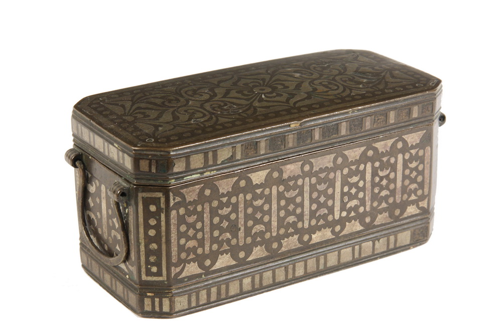 EARLY METAL BOX 18th c or Earlier 16191c