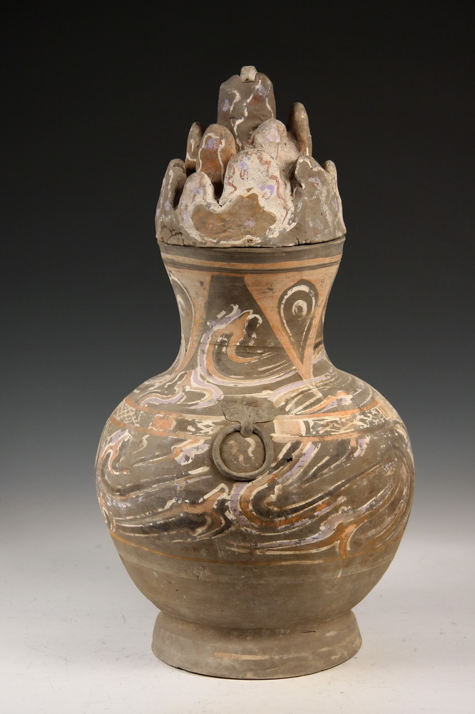 HAN DYNASTY COVERED JAR - Chinese