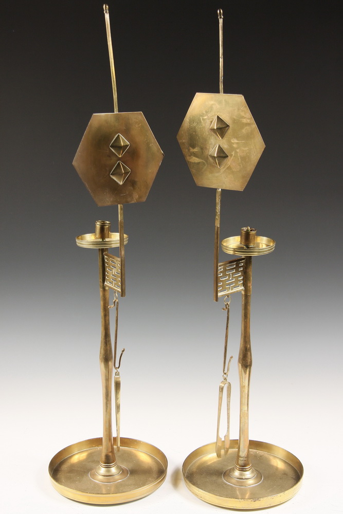 PR CHINESE BRASS CANDLESTICKS  161947