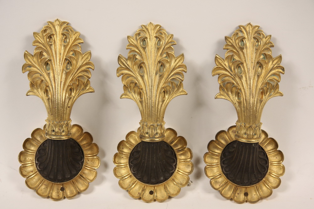 SET OF 8 FRENCH GILT BRONZE AMBIENT 1619c4