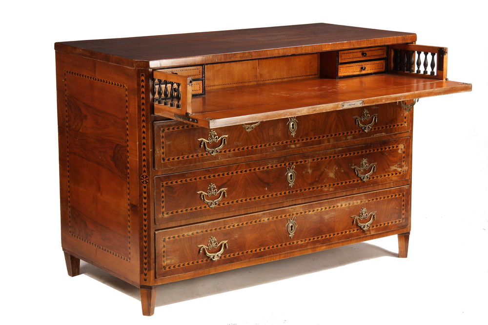 EUROPEAN BUTLER S CHEST WITH DESK 161a12