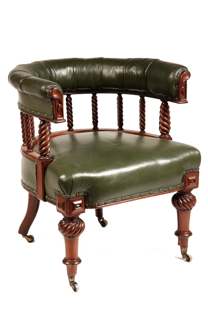 ENGLISH GENTS CLUB CHAIR Edwardian 161a68