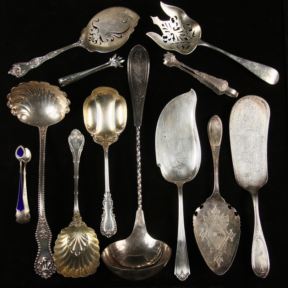 (81 PCS) STERLING FLATWARE & SERVING