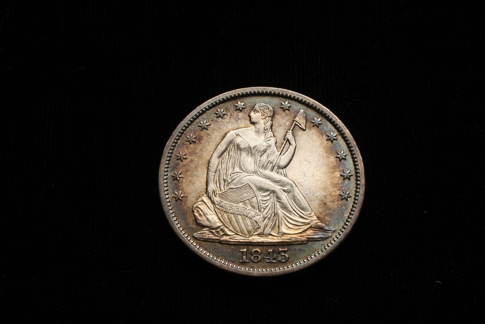 COIN - (1) 1843 O Liberty Seated