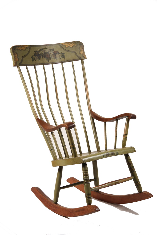 PAINT DECORATED ROCKER Sheraton 161b20