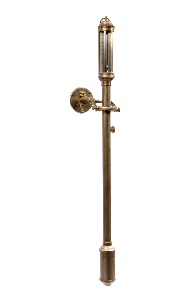 BRASS STICK BAROMETER - Portuguese