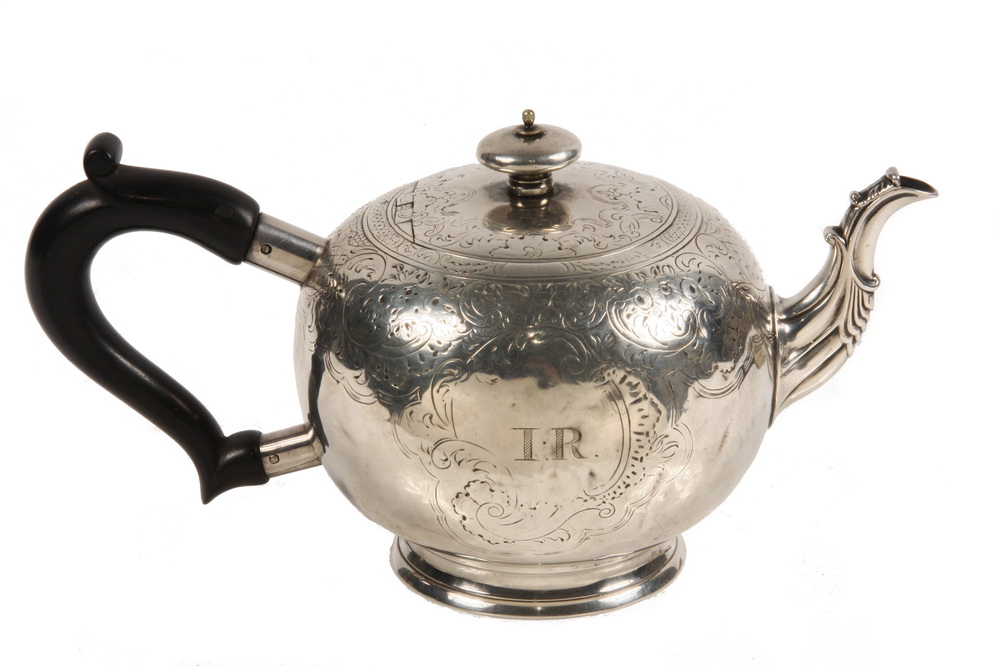 JACOB HURD SILVER TEAPOT Diminutive 161b52