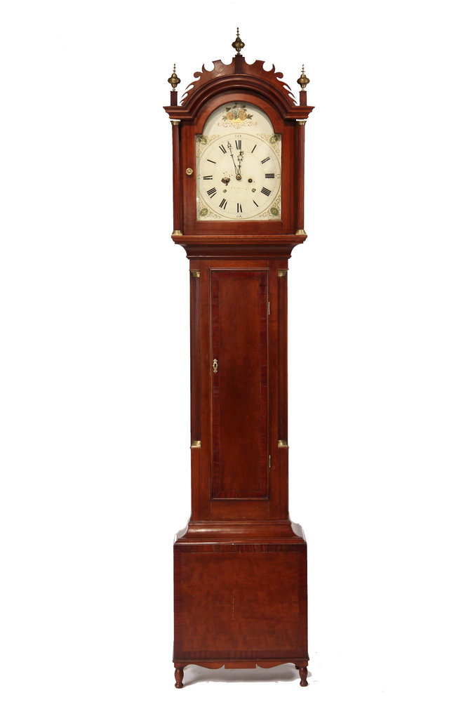 TALL CASE CLOCK Mahogany Cased 161b5c