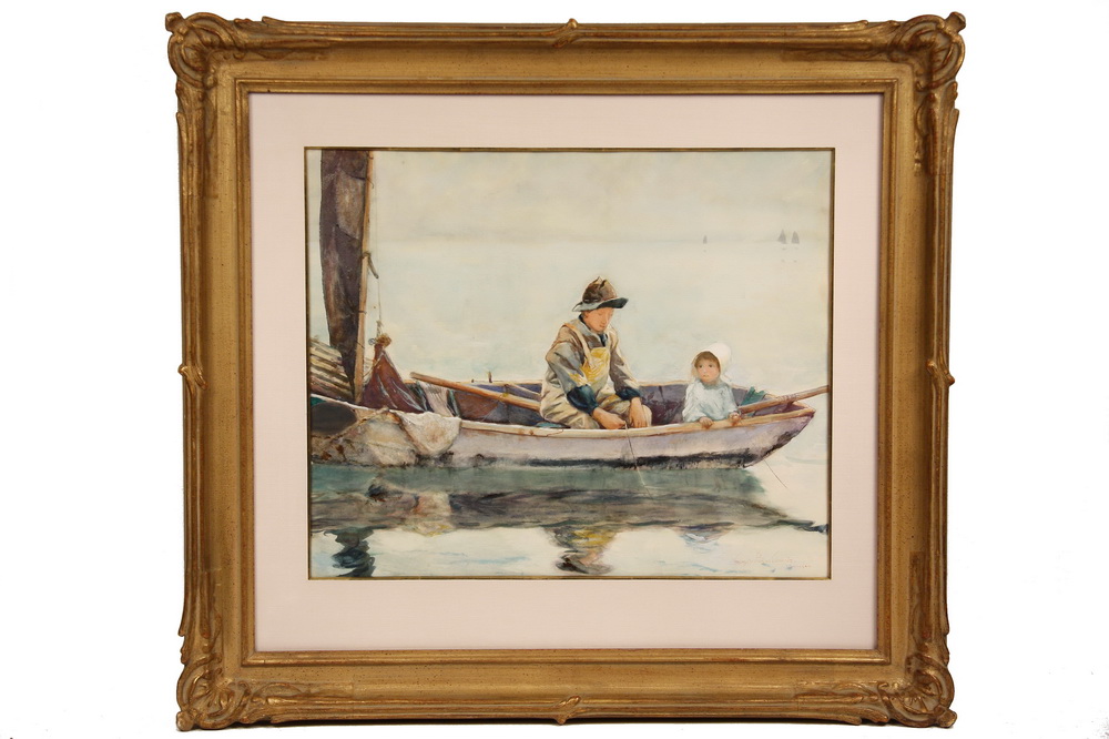 WATERCOLOR Lobsterman Teaching 161b80