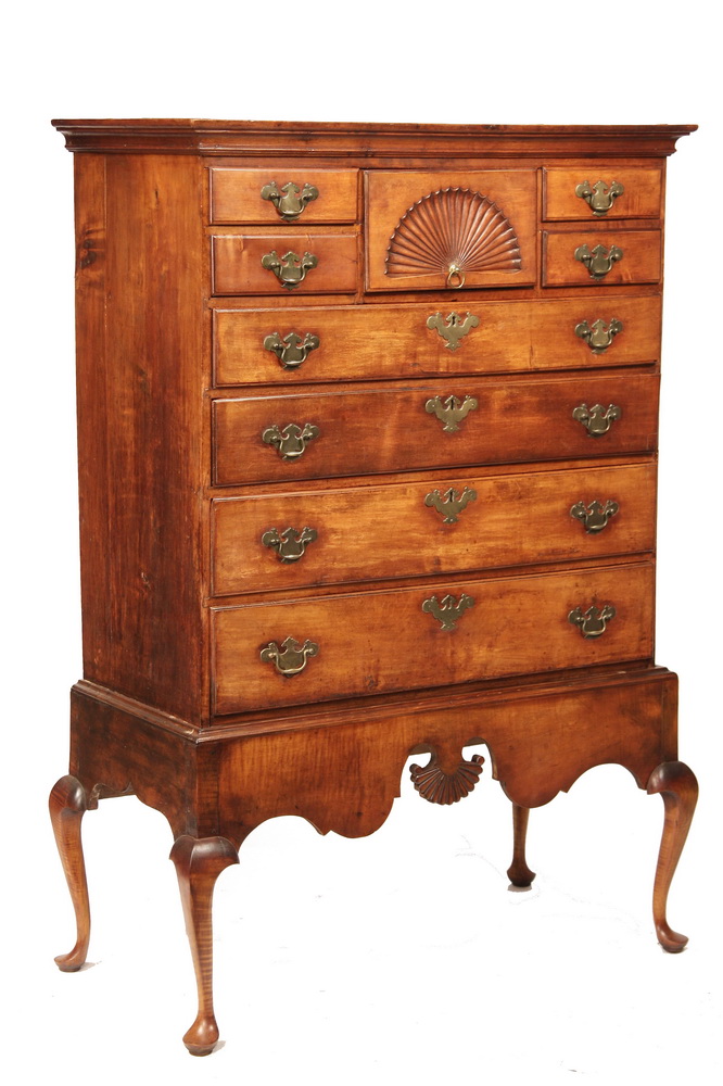 CHEST ON FRAME - New England Queen Anne