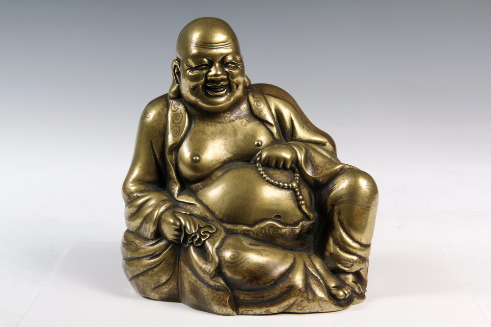 BRONZE BUDDHA 18th c Japanese 161bfb