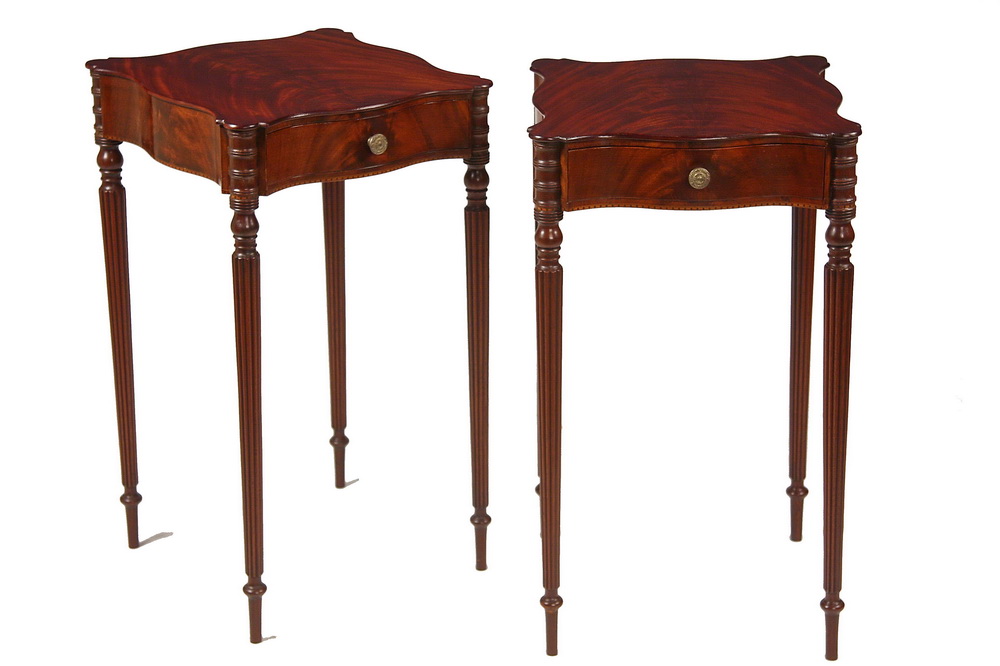 PAIR SHERATON STANDS Fine Pair 161c37