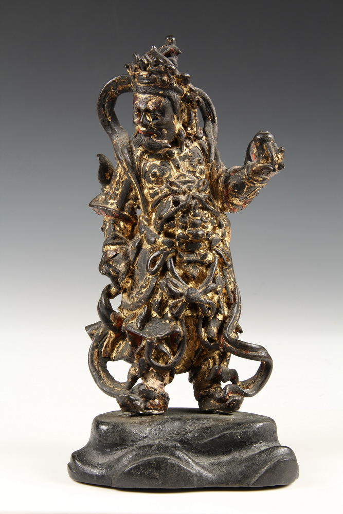 JAPANESE BRONZE FIGURE - 17th c