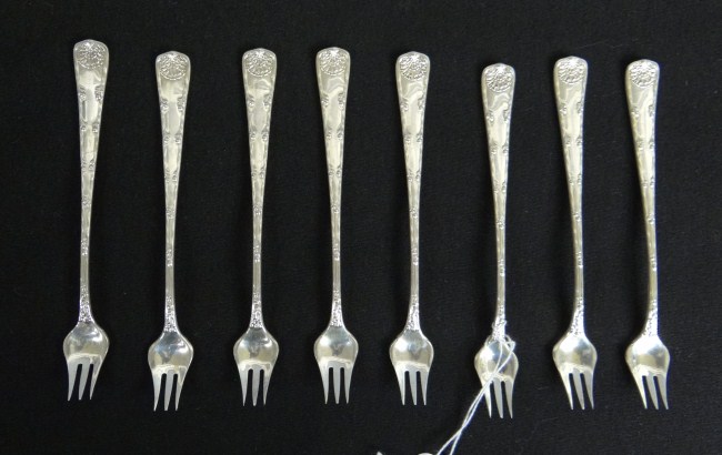 8 Tiffany & Co. cocktail forks