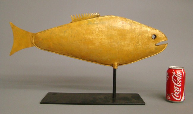 Fish weathervane. 22'' Length 12''