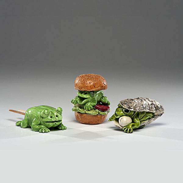 David Gilhooly (1943; USA) Frog Hamburger;