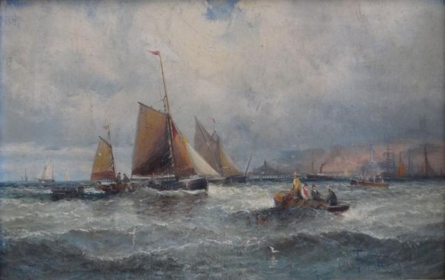 THORNLEY Oil on Canvas Marine 15f9bd