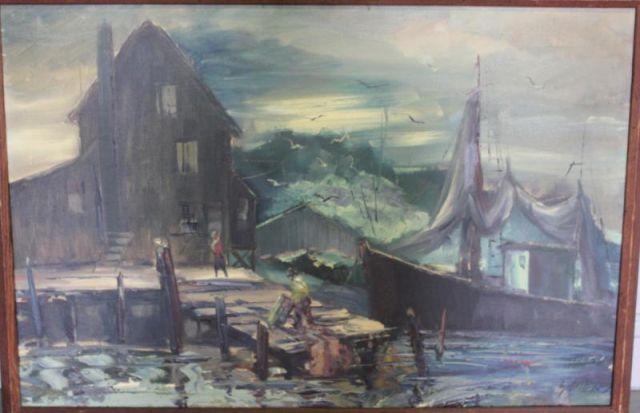 SOBOSSEK Stanley. Oil on Canvas