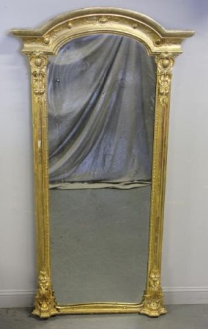 Giltwood and Gesso Pier Mirror From 15f9ff