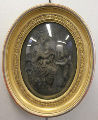 Framed Neoclassical Relief.From