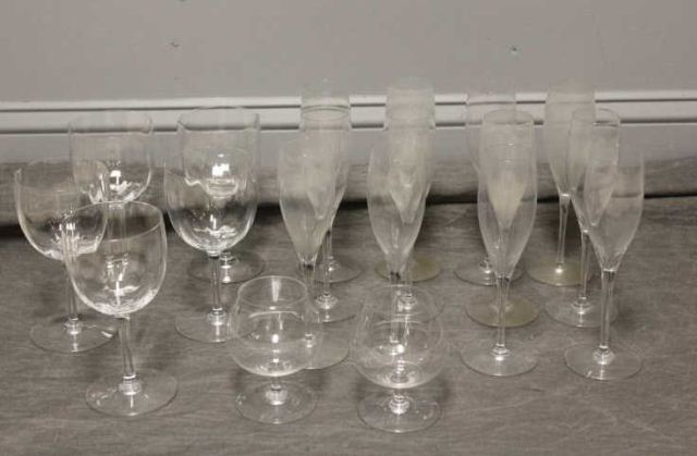 19 Piece of Baccarat Stemware Lot 15fa2c