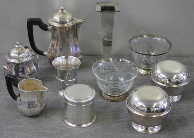 French Silver and Silverplate Lot Includes 15fa81