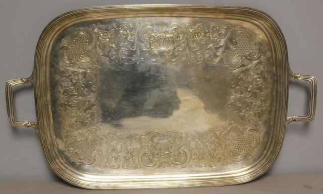 Judaica Georgian Silver Tray by 15fa8a