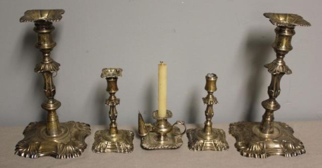 STERLING. Candlestick Lot.Includes