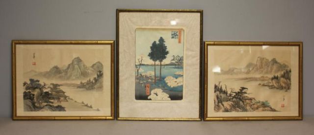 Asian Art Lot.Includes two Chinese