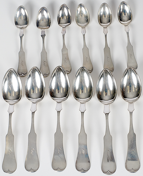 Duhme Sterling Spoons American 15fabc