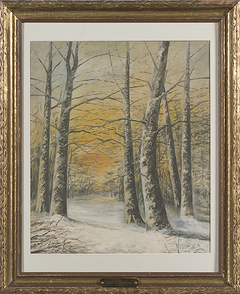 Winter Landscape by Carl Brenner 15faf7