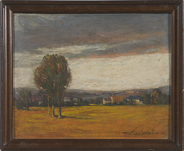 Landscape by T.J. Willison Oil on Board