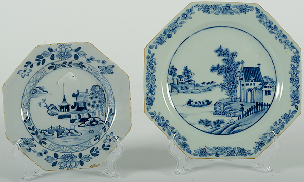 Deftware Plates English two blue