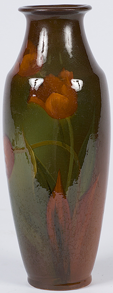 Weller Vase American a brown Weller 15fb2b